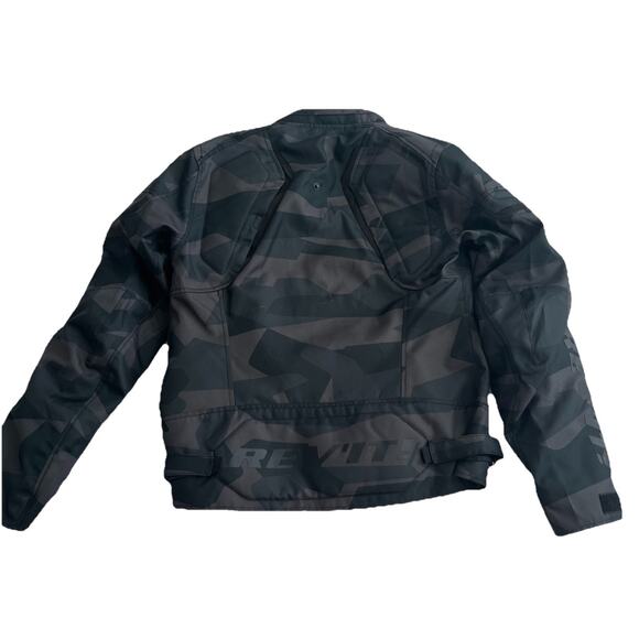 Rev'It Flare 2 Ladies Textile Motorcycle Jacket Camo/Black Gray 36 - Picture 2 of 12